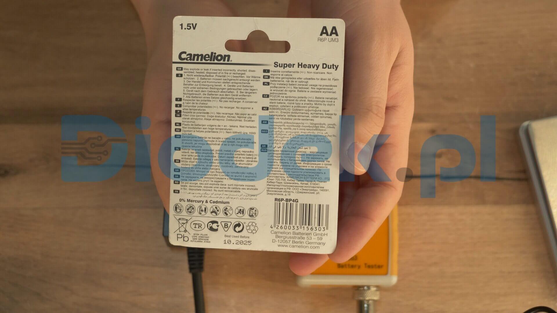 Camelion Super Heavy Duty — zdjęcie 2