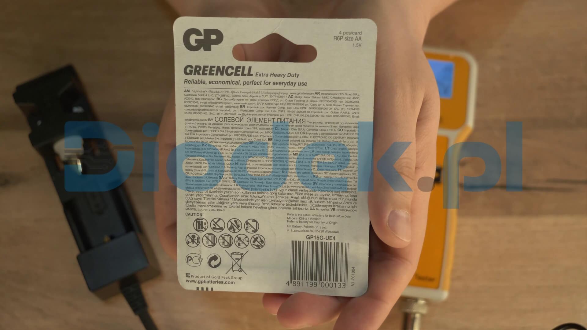 GP Greencell Extra Heavy Duty — zdjęcie 2