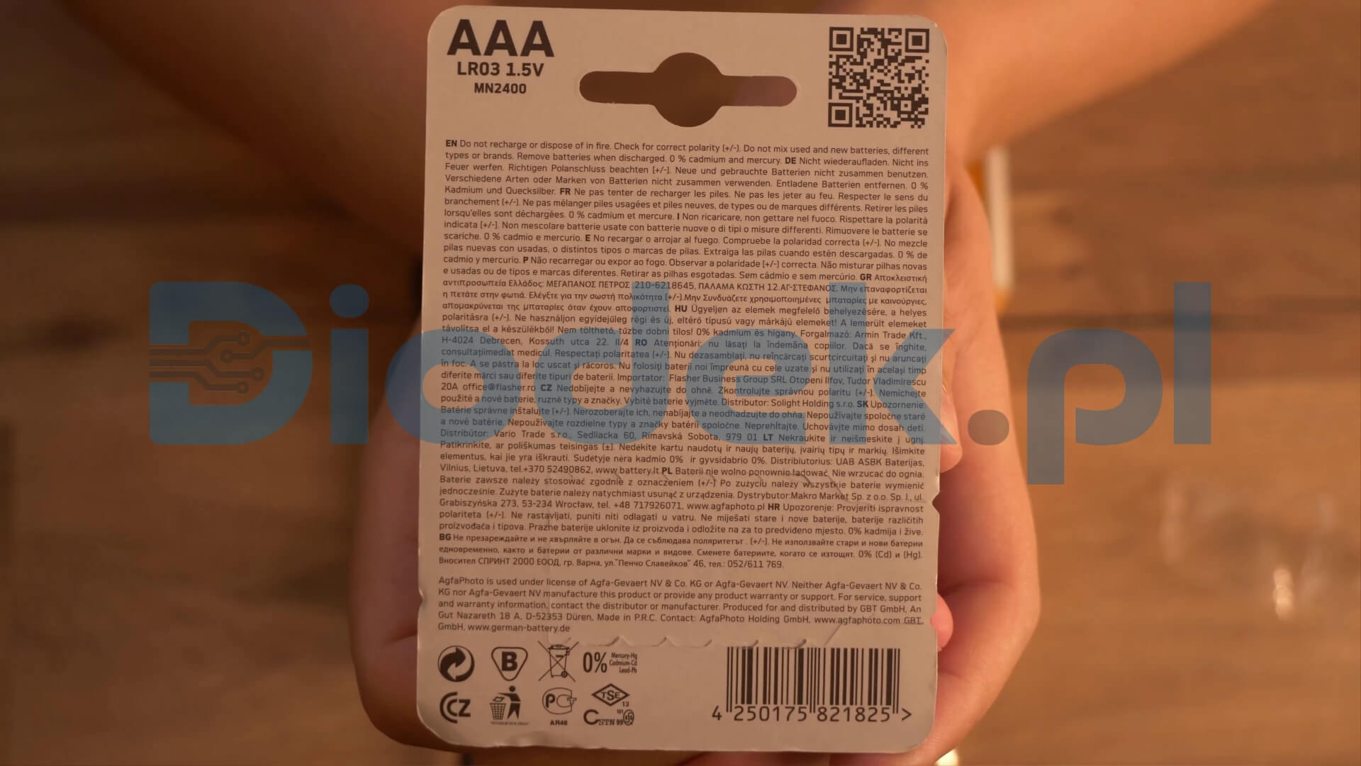 Bateria Agfa AGFAPHOTO Alkaline Plus AAA — zdjęcie 2