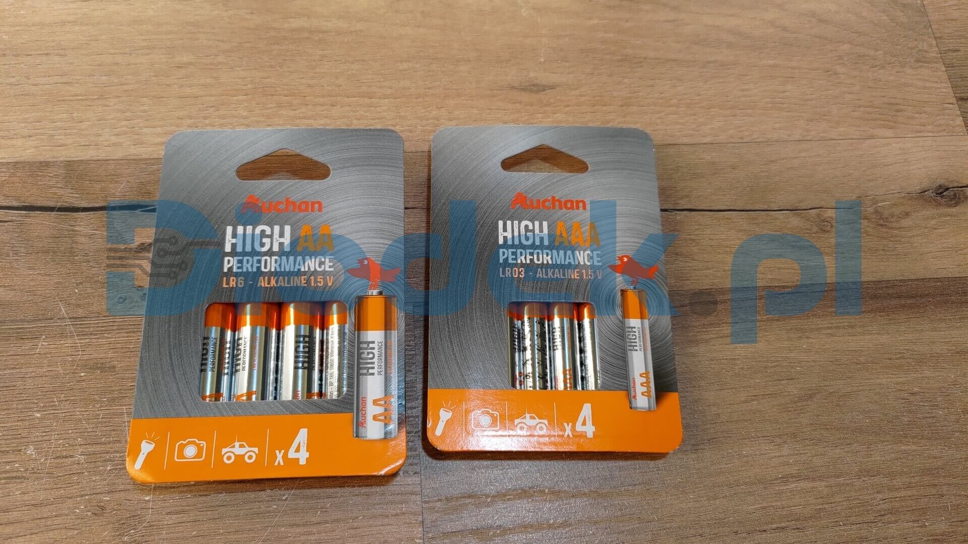 Bateria Auchan High Performance NOWY MODEL 2023 AAA