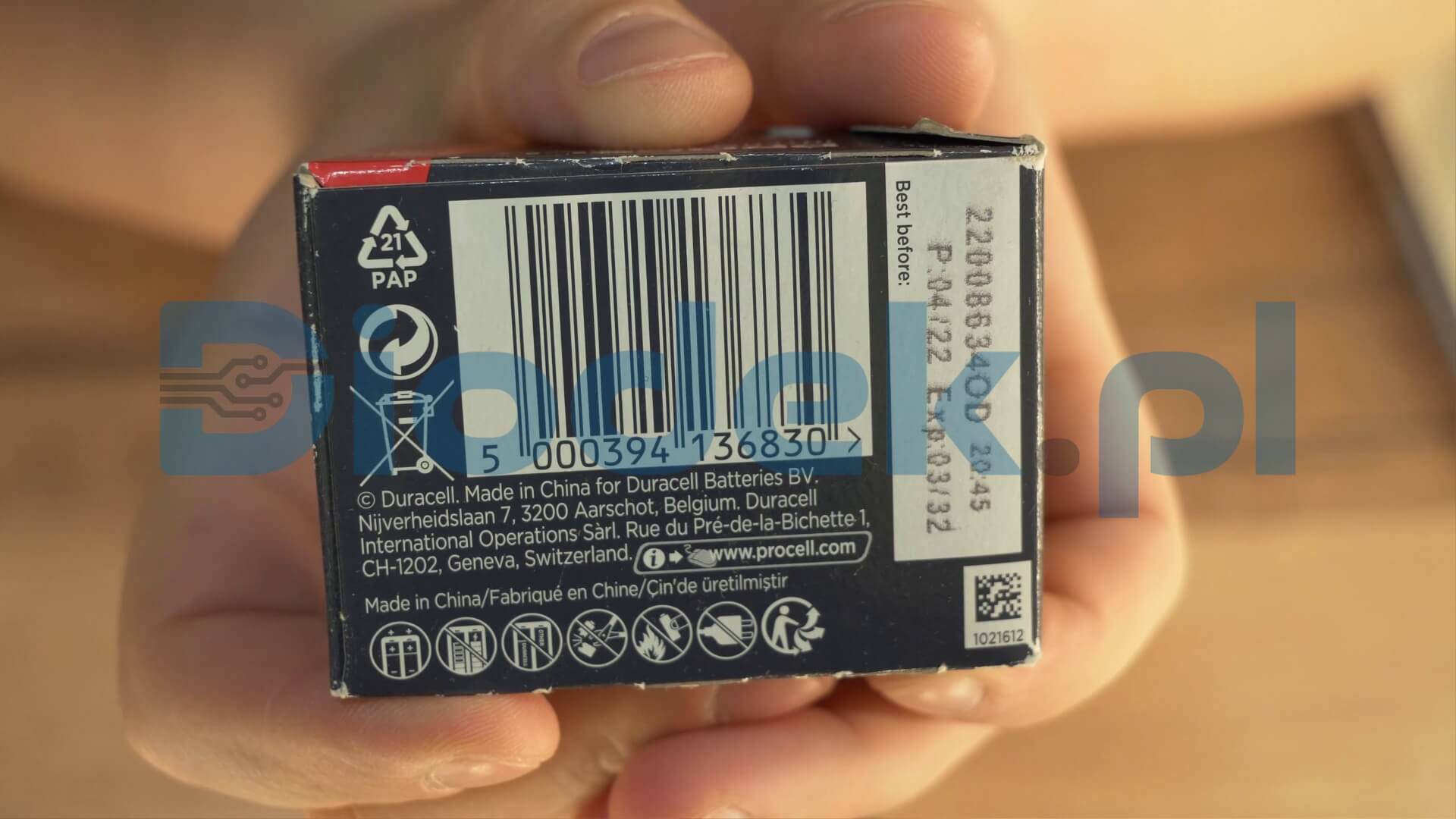 Bateria Duracell PROCELL Intense AA — zdjęcie 2