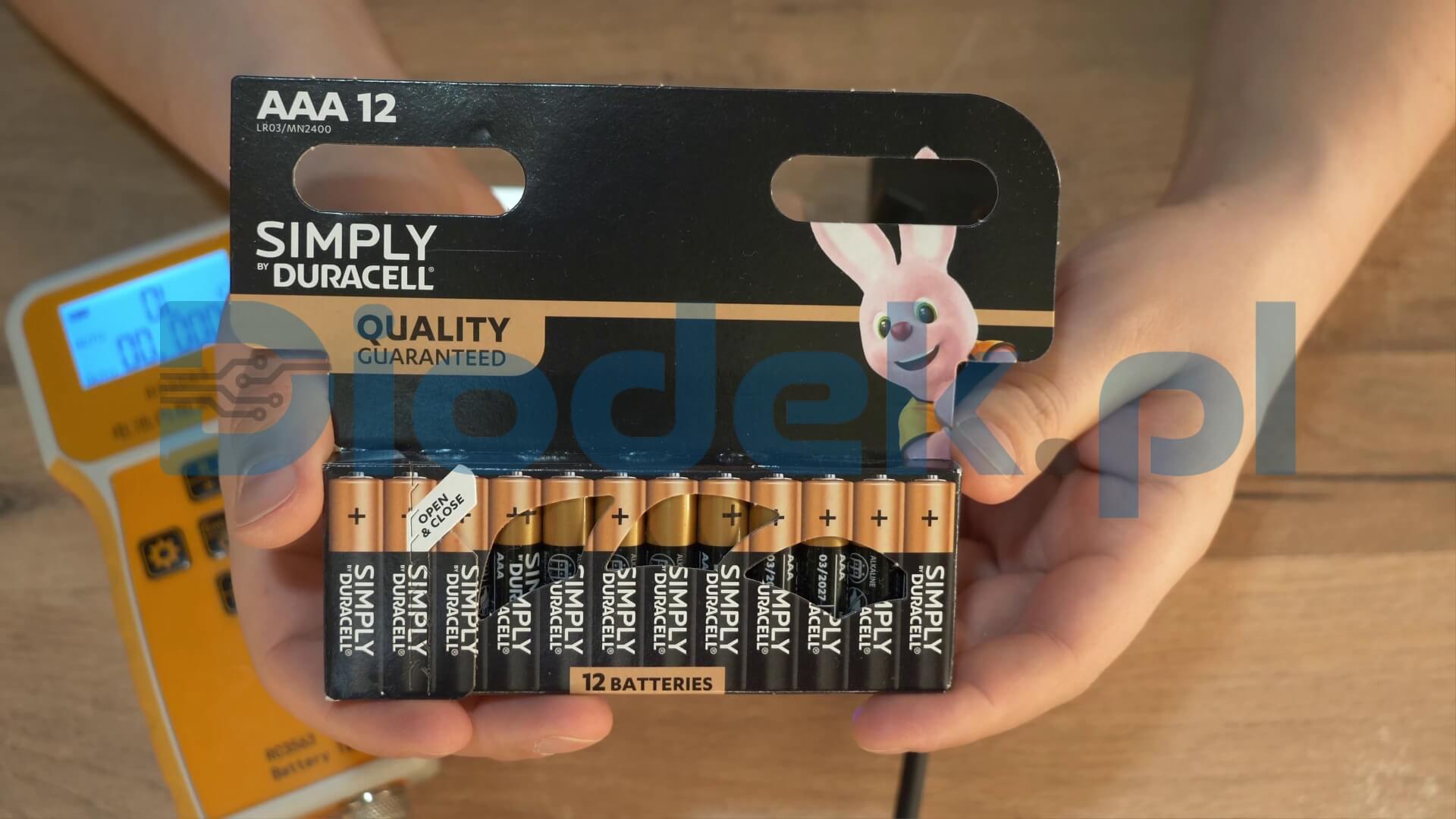 Bateria Duracell SIMPLY AAA