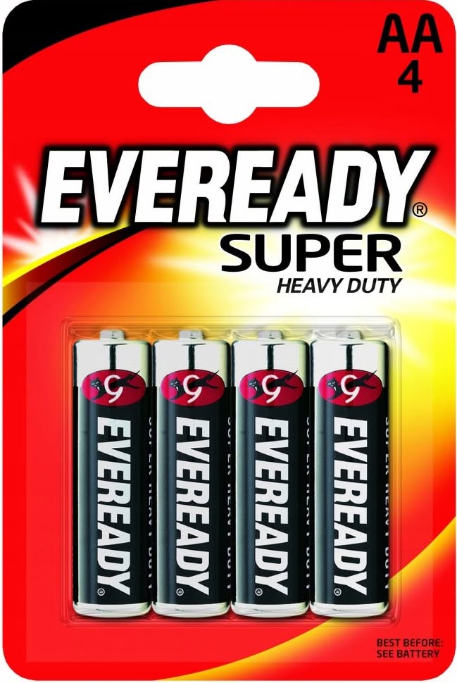 Bateria Eveready Super Heavy Duty AA
