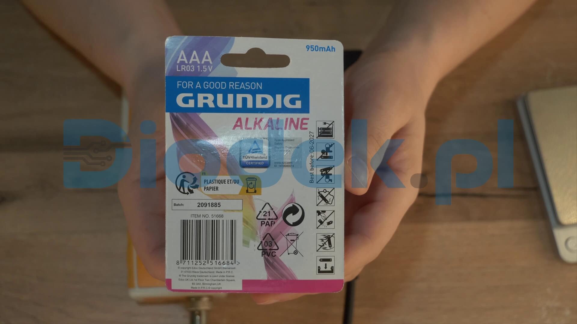 Bateria Grundig Power++ AAA — zdjęcie 2