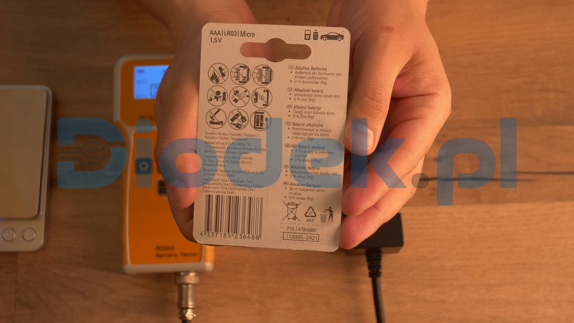 Bateria Kaufland Switch On (stary model) AAA — zdjęcie 2