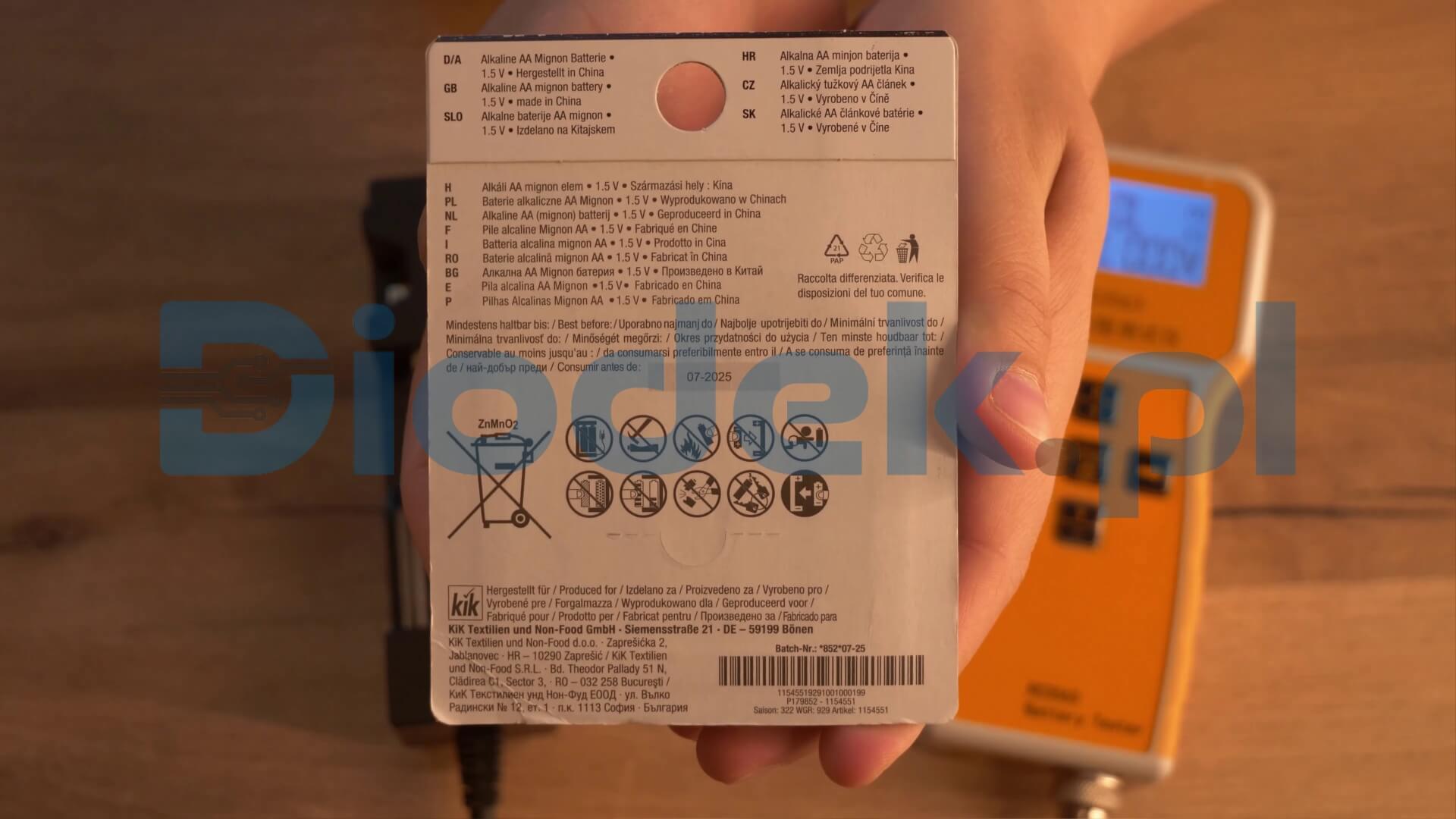 Bateria KIK Maximum Power AA — zdjęcie 2