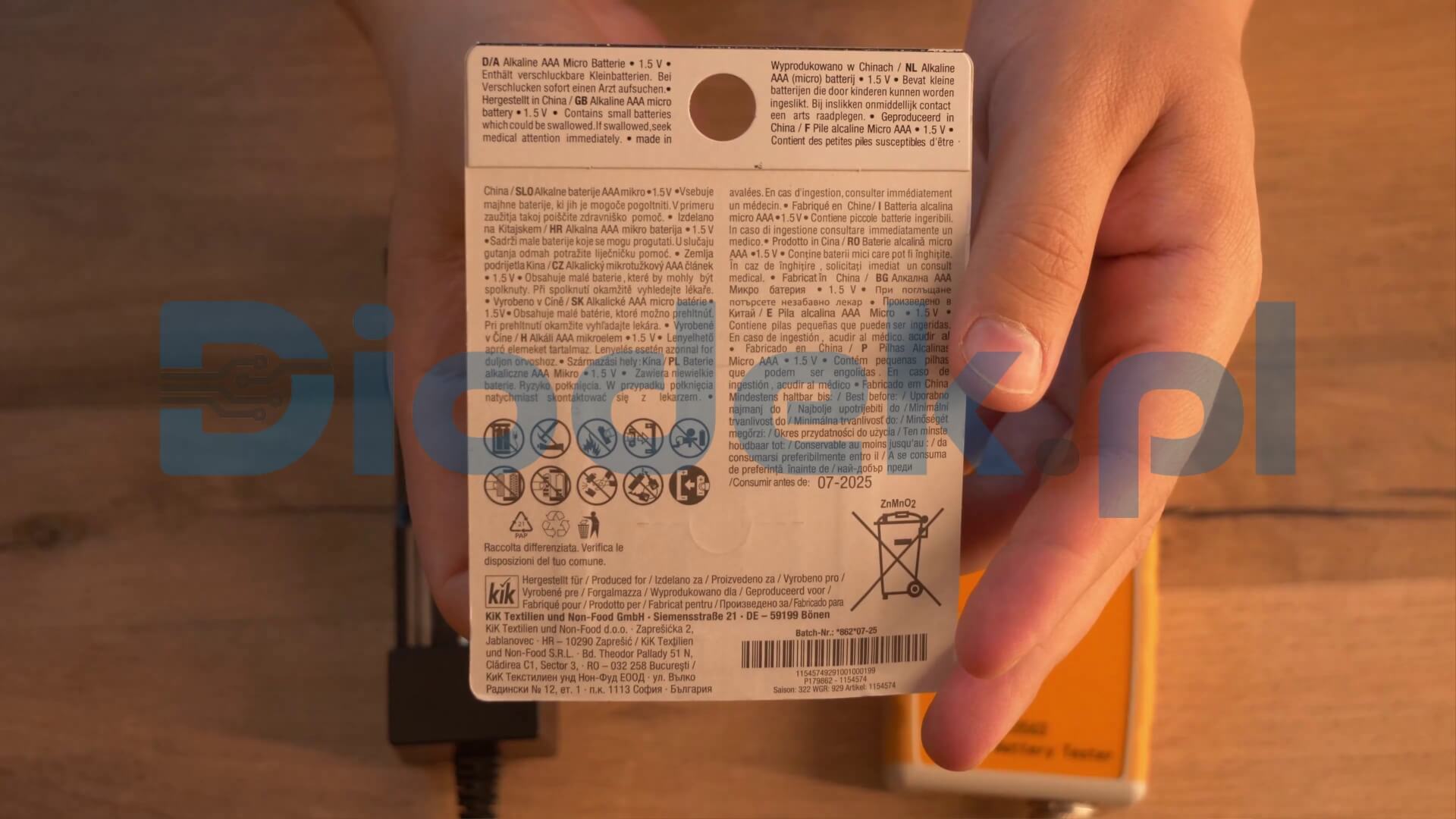 Bateria KIK Maximum Power AAA — zdjęcie 2