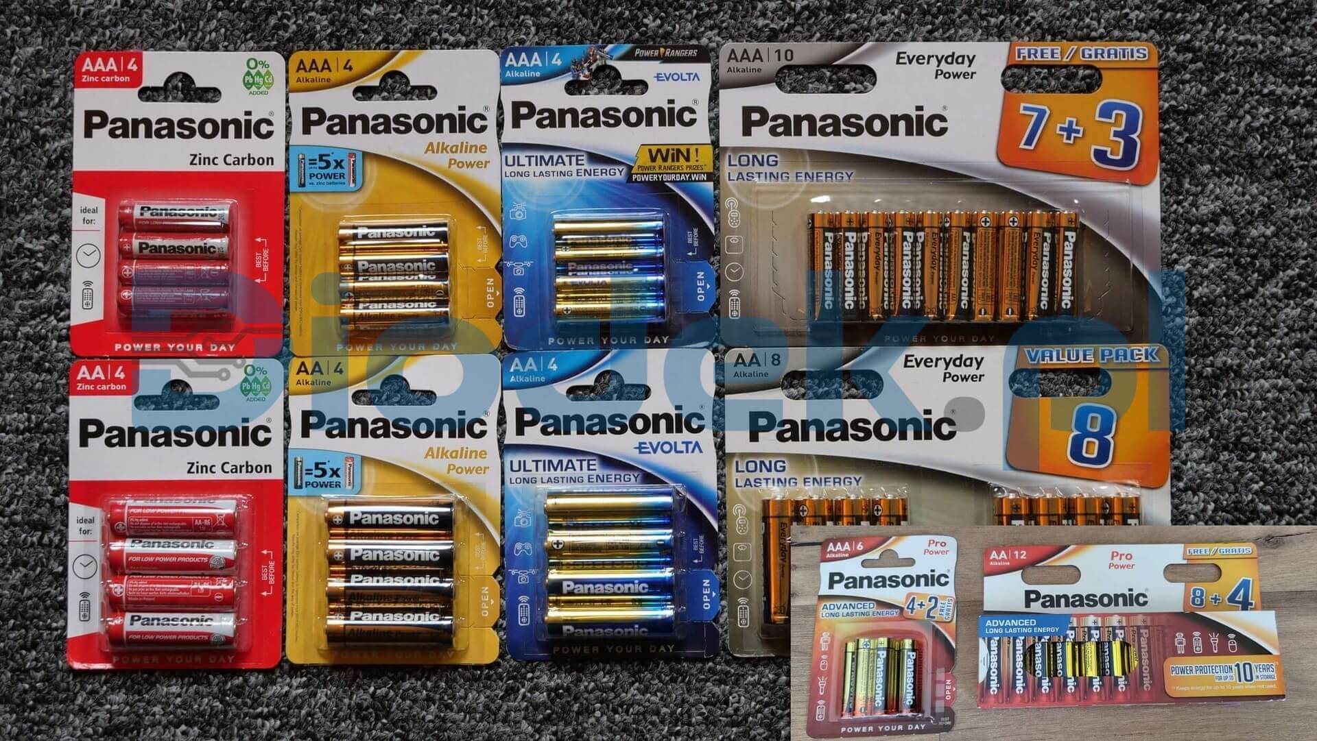Bateria Panasonic Long Lasting Energy (EVERYDAY power) AAA