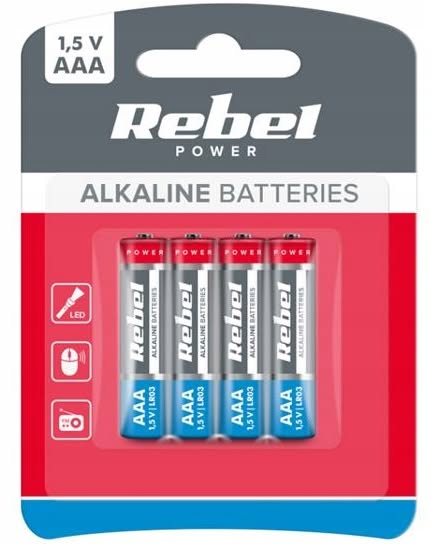 Bateria Rebel Alkaline Power AAA