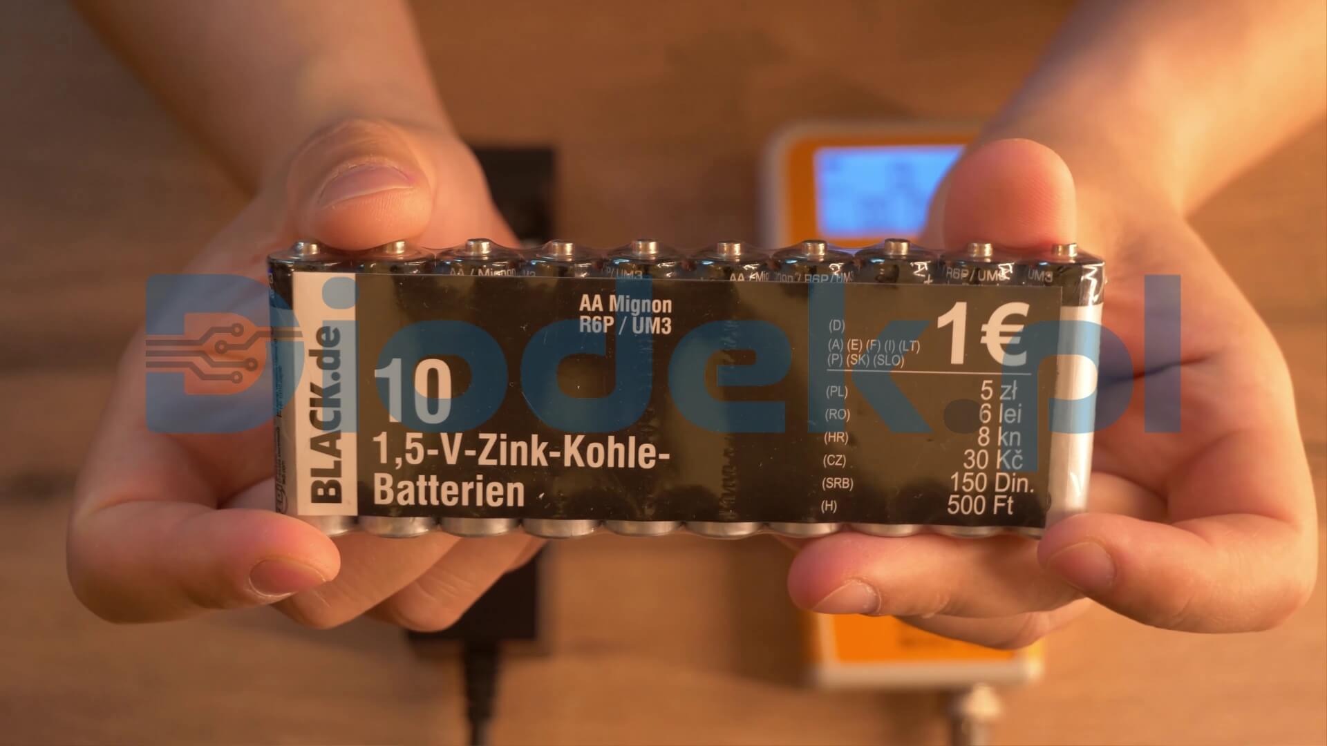 Bateria TEDI BLACK.de Szaro Czarne AA