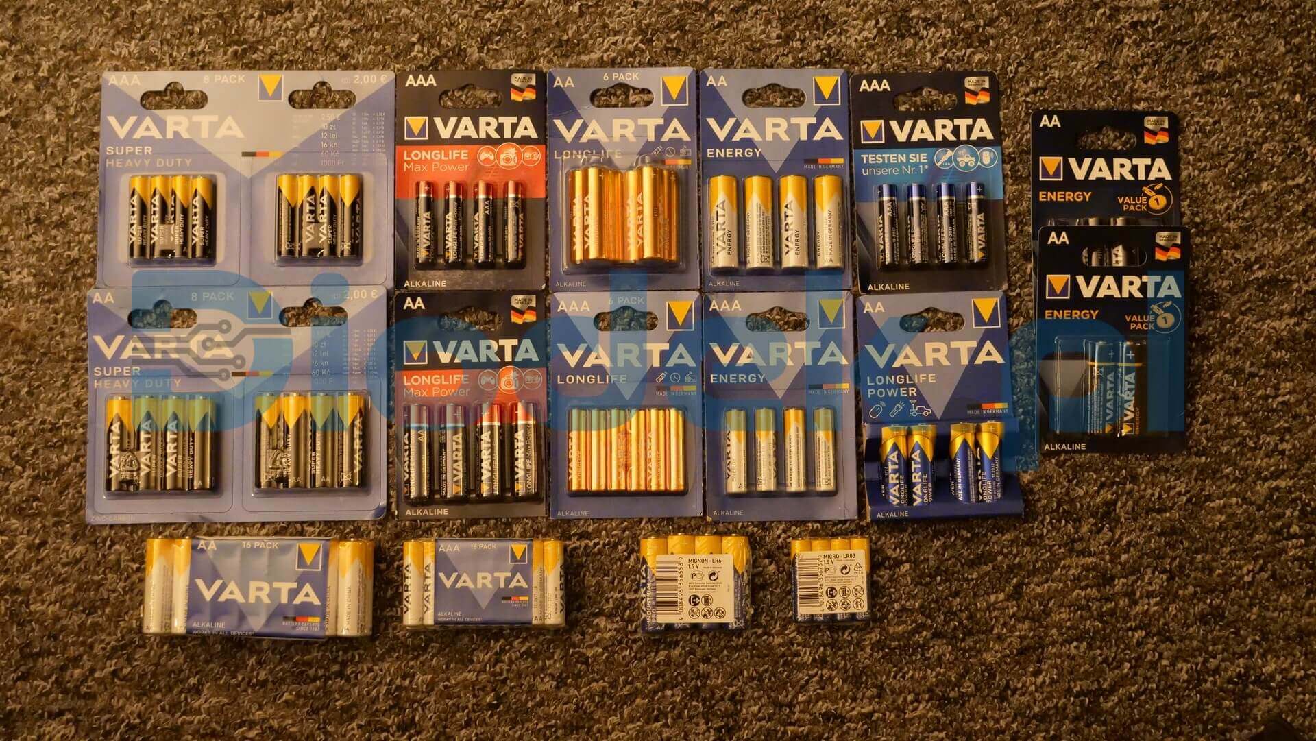 Bateria Varta Super Heavy Duty AA